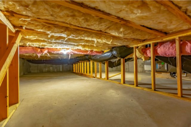 Finished Basement or crawl space of a Hillsboro home